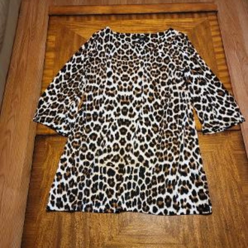 ALFANI Leopard Shift Dress